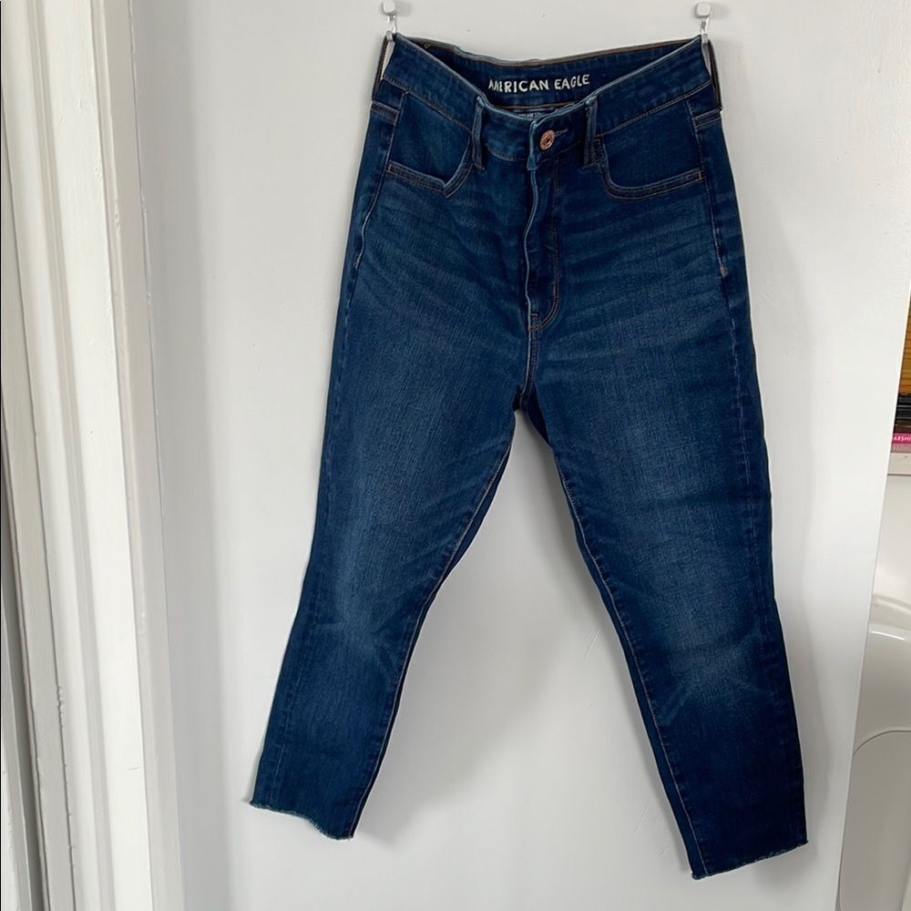 American Eagle Outfitters Dark Blue Jeans women size 4